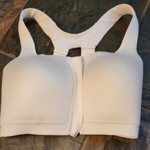All in Motion White Sports Bra